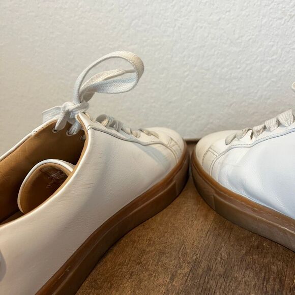 Thursday Boot Co. White Leather Legacy Everyday Gum Sole Sneakers Men's Size 9